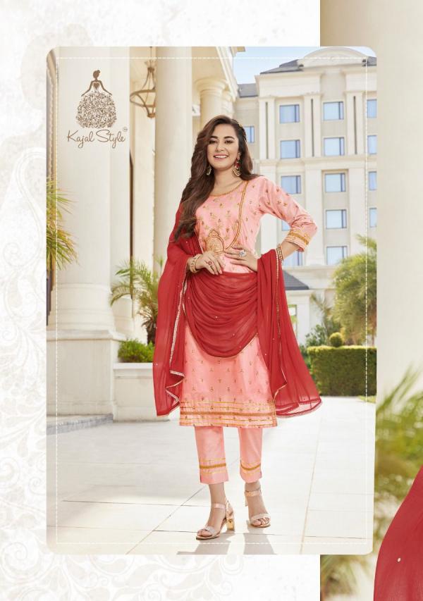 Kajal Maan Vol 1 Chanderi Print Designer Readymade Suit